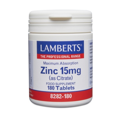 Lamberts Zinc 15mg 180 tabs